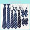 Childrens Tie With Polyester Material And Striped Badge Pattern Design For School And Gift Use