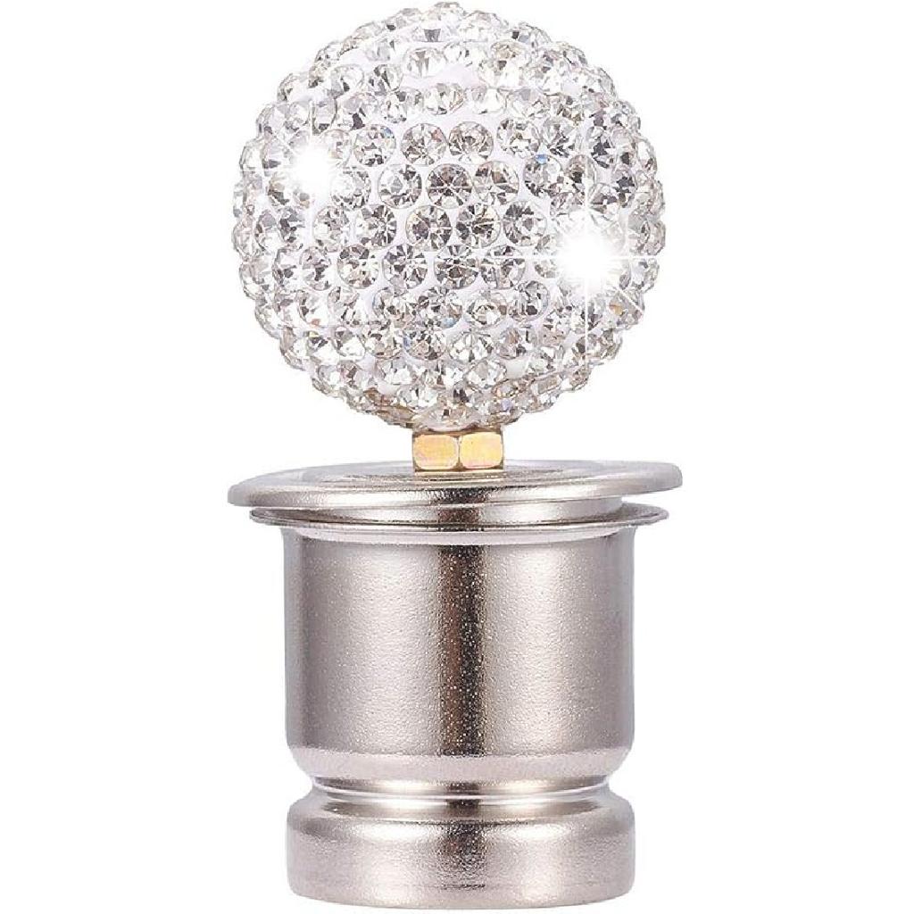 Colorful Crystal Car Bling Rhinestone Car igarette 12V, Fits Most Vehicles