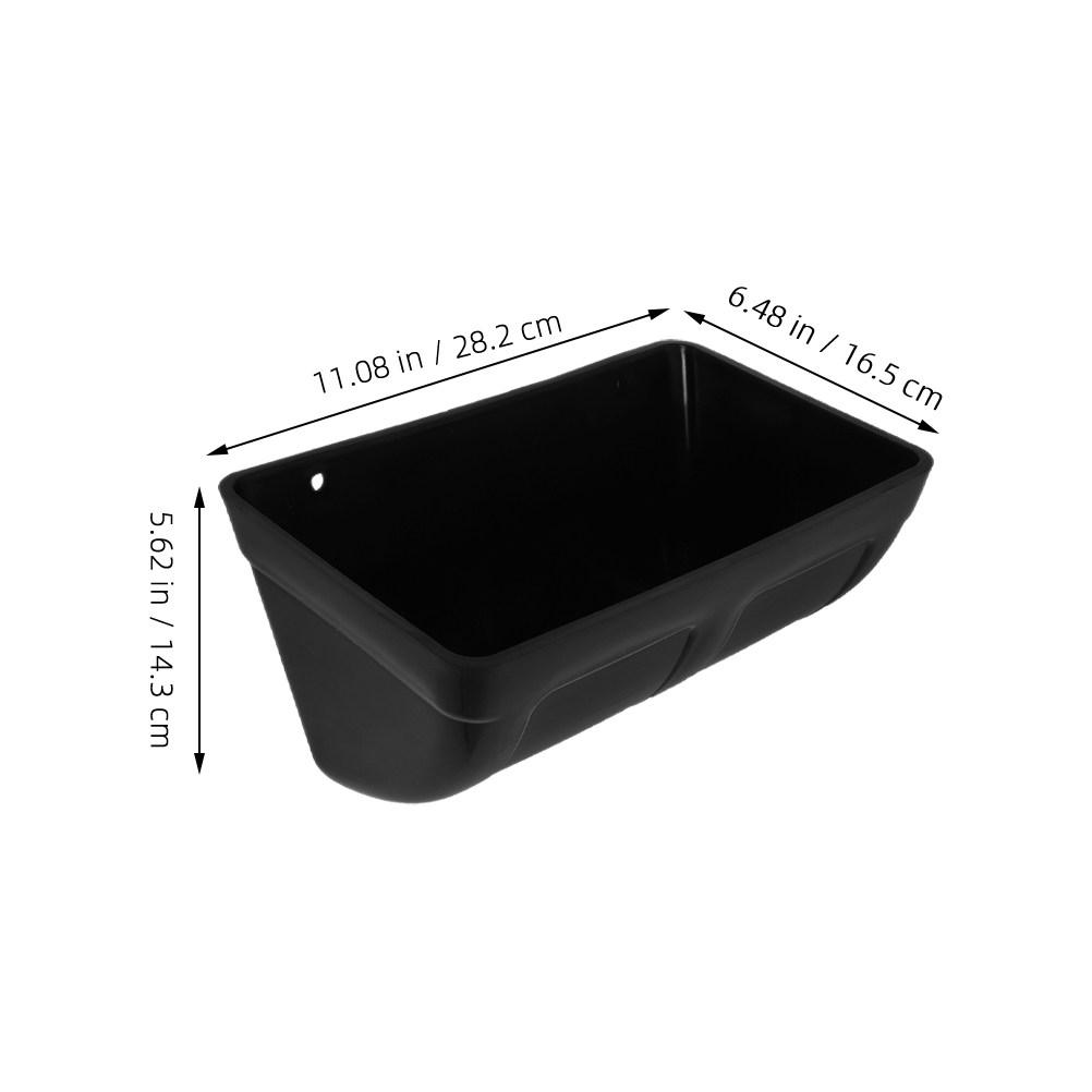 1Set Plastic Chicken Feeder Trough for Poultry Birds Goat Water Food Holder Splash Proof Wear Resistant Farming Feeding