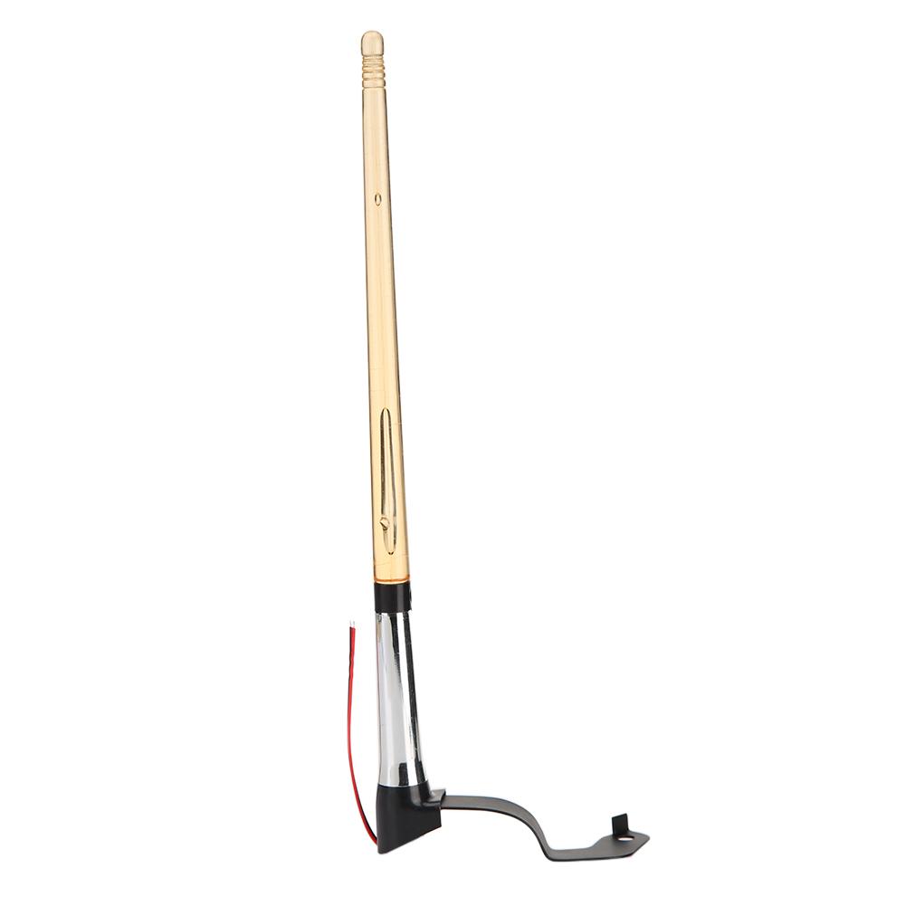 Universal Car External Light Antenna Car Exterior Light 12V Decorative Antenna Yellow Light Flag Pole Light Antenna