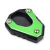 LEDISHUN Motorcycle Side Stand Plate Compatible with Kawasaki Ninja 400