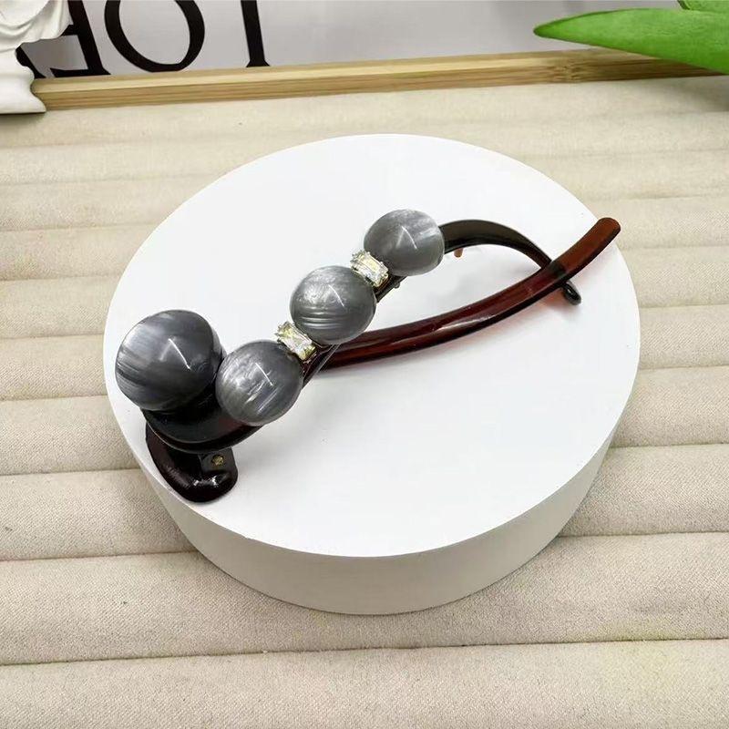 Large Fish Tail Tassel Twist Clip Horizontal Hairpin One-word Clip Fixer Back Of Head Hair Styling Tool