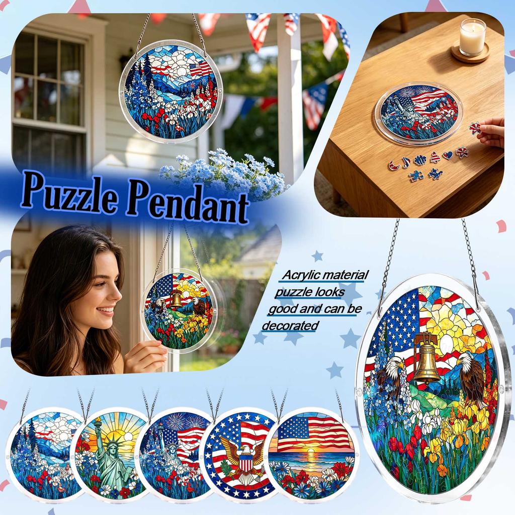 Acrylic Puzzle Can Be Hung Doors, Gardens, Indoor And Outdoor Decoration.