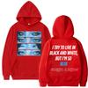 Modré oči mě zasáhly silně a jemně Mikina Móda Harajuku Hip Hop Pánské Sportovní oblečení Oversized Fleece Vintage Harajuku Mikina Dárek