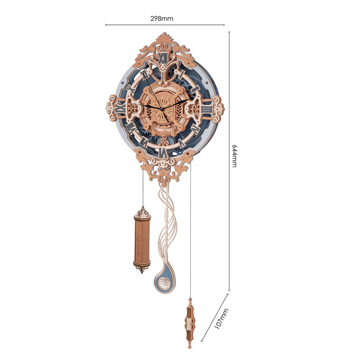 

Robotime ROKR 3D Деревянный Пазл Время Искусства Романтические Заметки Настенные Часы Модель Игрушки для Детей - LC701