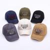 Paris Paris Embroidered Baseball Cap Vintage Vintage Wide Brim Cowboy Men'S And Women'S Spring And Autumn Peaked Cap