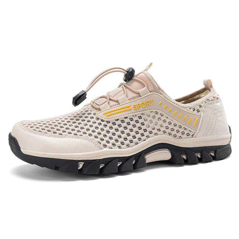 

Новые мужские кроссовки Upstream для активного отдыха, походная обувь, многофункциональная обувь Пляжные сандалии и велосипедные туфли 42 бежевый