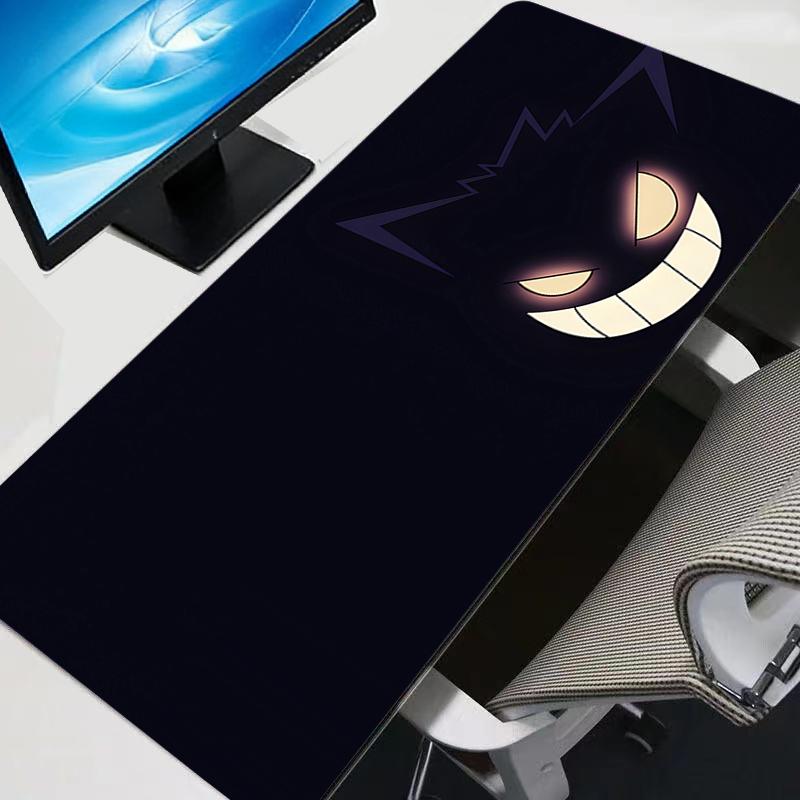 Mouse Pad Professional eSports Game Players Speed Lock Edge Rubber Game Desk Mousepad Pokemon Pikachu Gengar Keyboard Mat