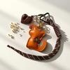 Yogodlns Cute Faux Leather Cat Mini Backpack Hanging Handbag Pendant Bag Pendant Bags Accessories