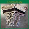 Ears Bear Tassels Knitted Cap For Women Winter Soft Warm Breathable Fashion Hat