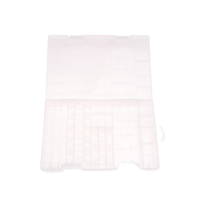 Hard Plastic Anti Impact Wear Resistant Storage Box Battery Case Practical Organizer Clear Inner Compartment Holder