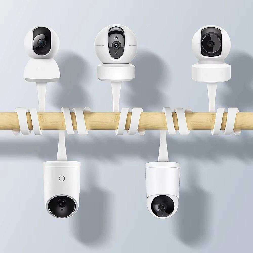 Universal Baby Camera Bracket Silicon Webcam Stand Folding Baby Monitor Holder Crib Cradle Rod