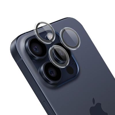 Protection d'objectif Apapeya pour iPhone 15/15 Pro Max, en acrylique résistant aux chocs, haute dureté