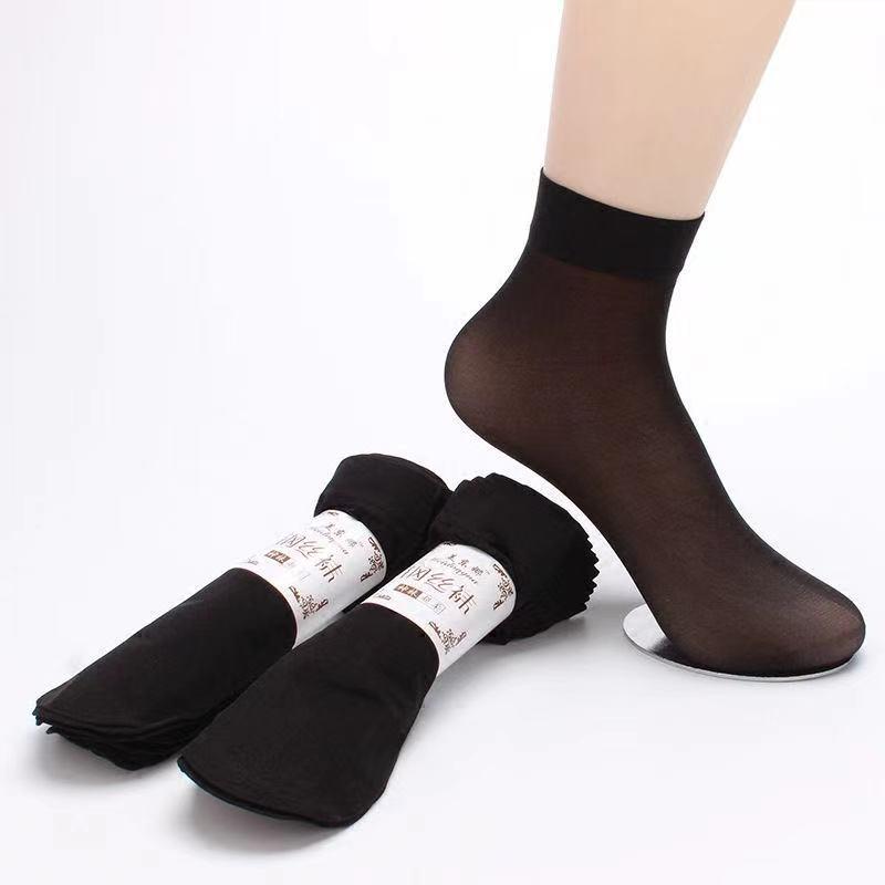 Steel-Strength, Anti-Snagging Women's Velvet Ankle Socks - Super Elastic, Soft, and Durable for Spring & Autumn
