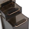 Slim Bathroom Storage Cabinet Plastic Narrow Bathroom Storage Space Saving Floor Organizer Side Unit