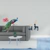 Retro Reindeer Wall Art Decor Decorative PVC Sticker Deer Figurines Statue Ornaments for Living Room