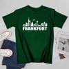 Unisex Unisex Frankfurt GerUnisexy Skyline GerUnisex Souvenir Tshirt Tees T Shirts WoUnisex Boys 100 Cotton TShirt