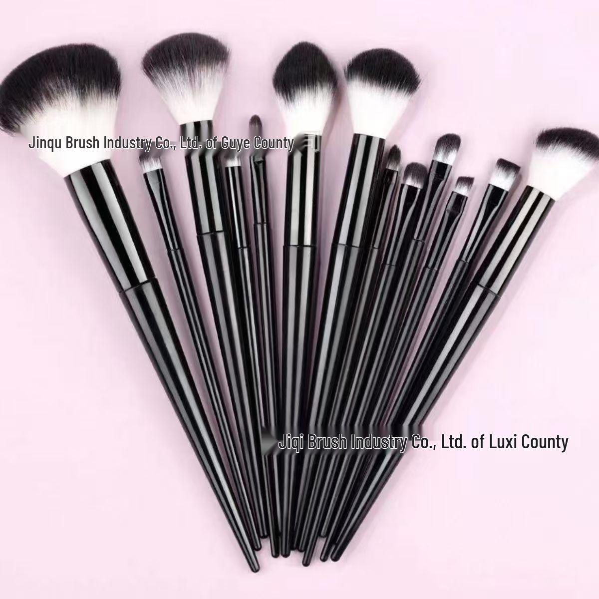 13-Piece Soft Bristle Makeup Brush Set: Powder, Contour, Blush, Eyeshadow Brushes - Complete Beauty Tools Kit
