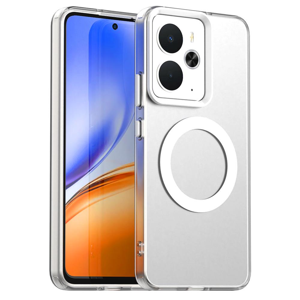 Magnetic Wireless Charging Case For Realme 14 5G Realme 14T Cover Candy Colors Transparent Back Shell Coque