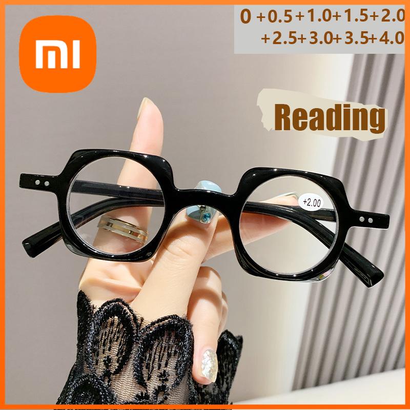 Xiaomi Óculos de Leitura Retro Anti-Luz Azul Para Homens Com Armações Artísticas Ovais. 6033
