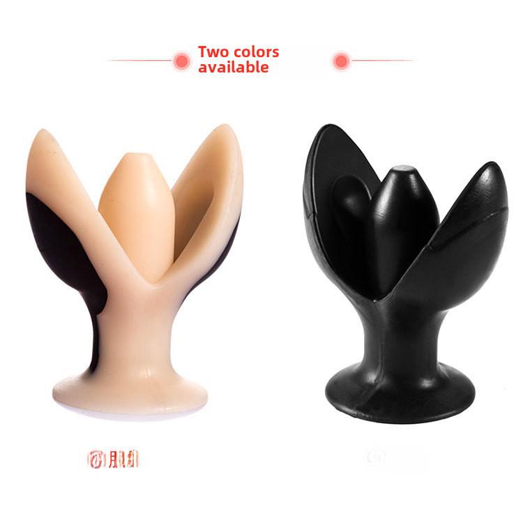 Vibrating Silicone Anal Plug with Electric Pulse Stimulation - Adult Erotic Toy