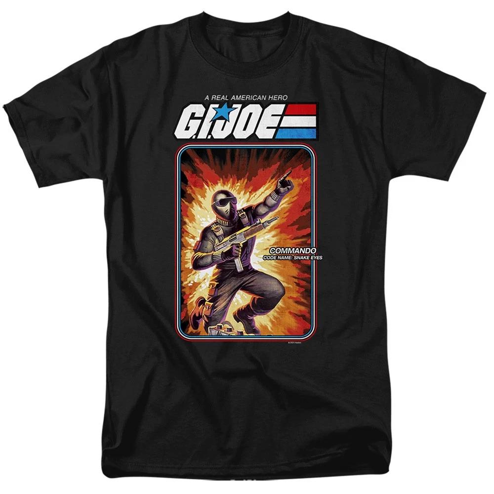 G.I. Joe - Snake Eyes Card - Adult T-Shirt XXXL