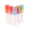 Flacone Glassa Labbra con Portachiavi Gradiente Vuoto Tubo Lucidalabbra Contenitore Liquido Ricaricabile Flacone Campione Lucidalabbra
