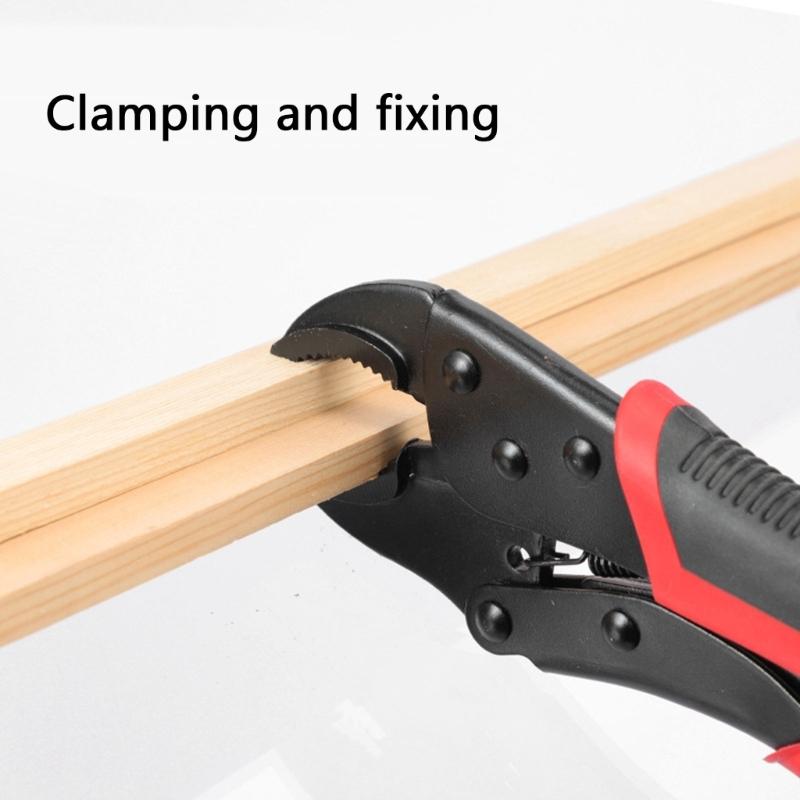 Quality Carbon Steel Locking Clamp Pliers With Accurate Teeth And Rolled Screw For Secure Fastening Industrial Projects