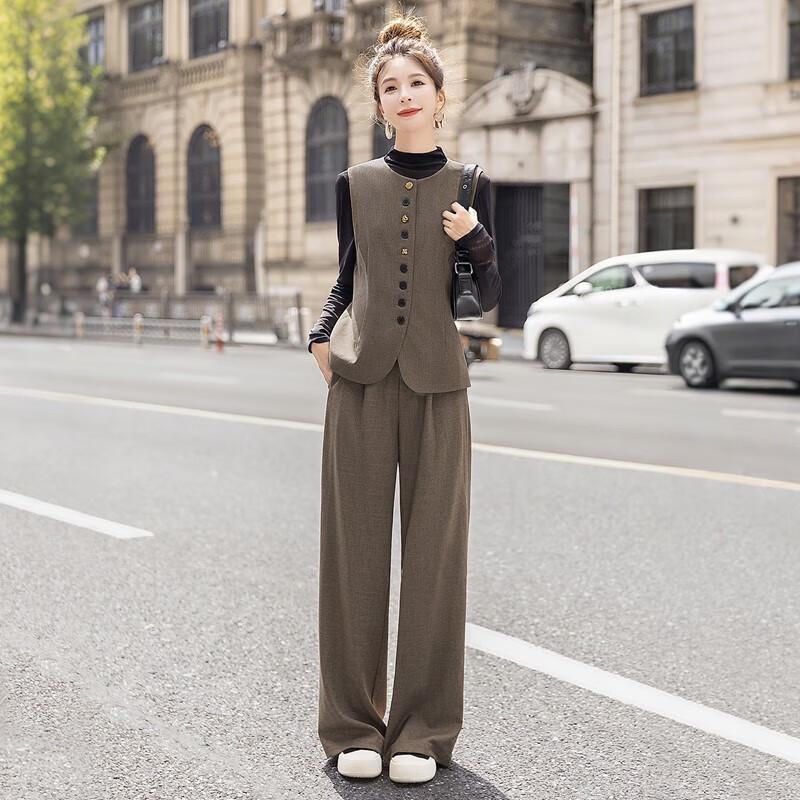 Women s Autumn Business Casual Three-Piece Set L