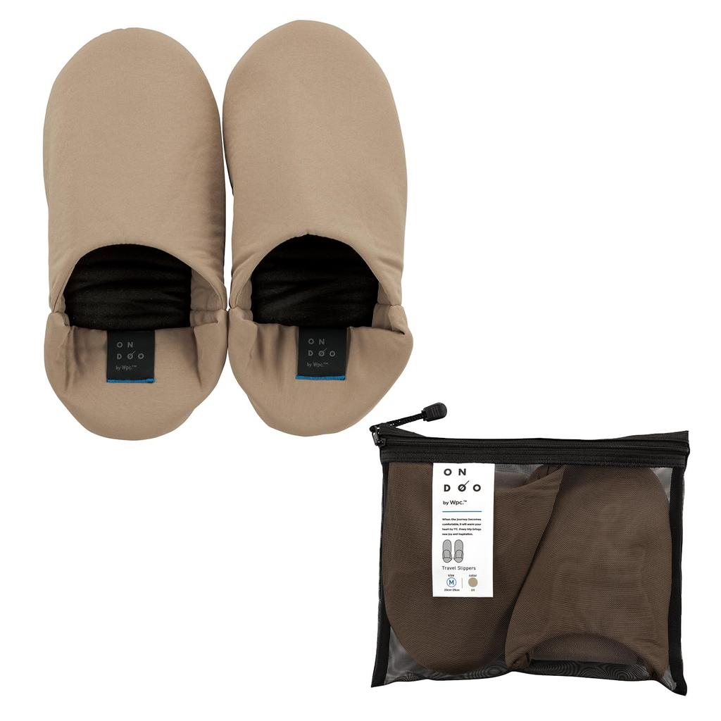 Travel Slippers Brown M [2025] Wpc. NT012-001-230