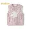 Balabala Girls' Autumn Knitted Vest