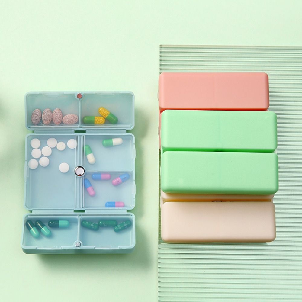Creative 7-compartment Pill Box Durable Pill Case 7-day Pill Storage Box  Travel