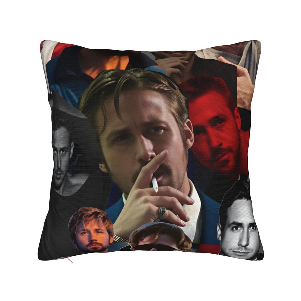 Ryan Gosling Collage Pillowcases Cute Funny Pillow Case For Office Car Home Decor Soft Pillow Cover