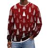 Men's Christmas Hoodless Neck Pullover Sweatshirt, for Him