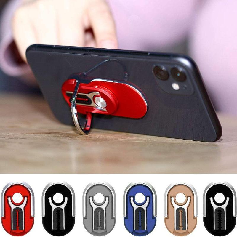 Universal-Fingerring-Telefonhalter, Ständer, Halterung, Mini-Telefonhalter, drehbar für Auto-Entlüftung, Handy-Rückseite, Aufkleber, faltbar