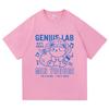 Die Erde ist flach Wusstest du das nicht Unisex T-Shirt Min Yoong Katze Harajuku Sommer Lässig Kurzärmelig Unisex Kleidung Oberteile