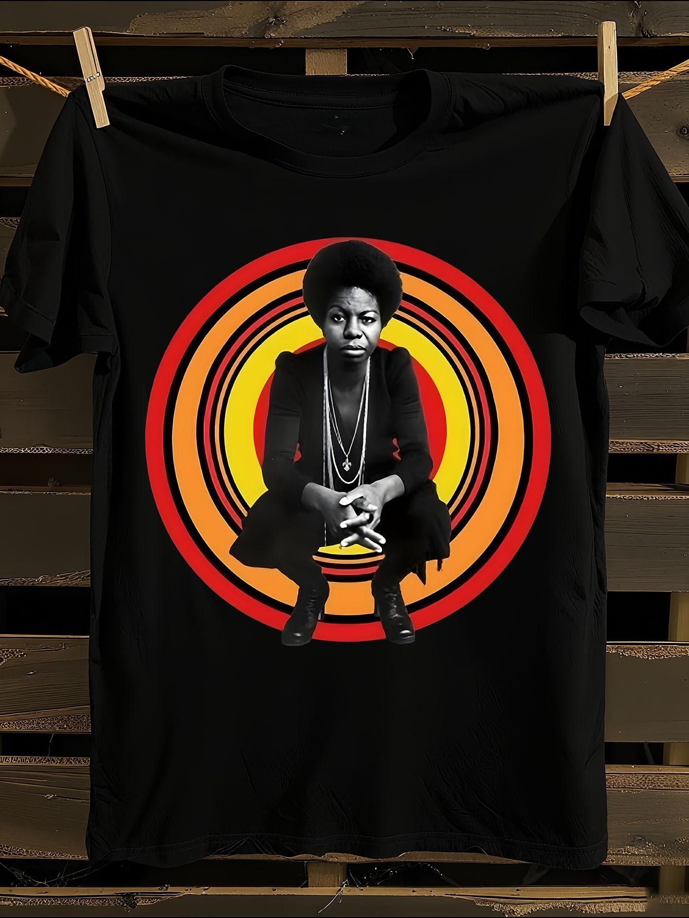 Nina Simone Iconic Music Tshirt S