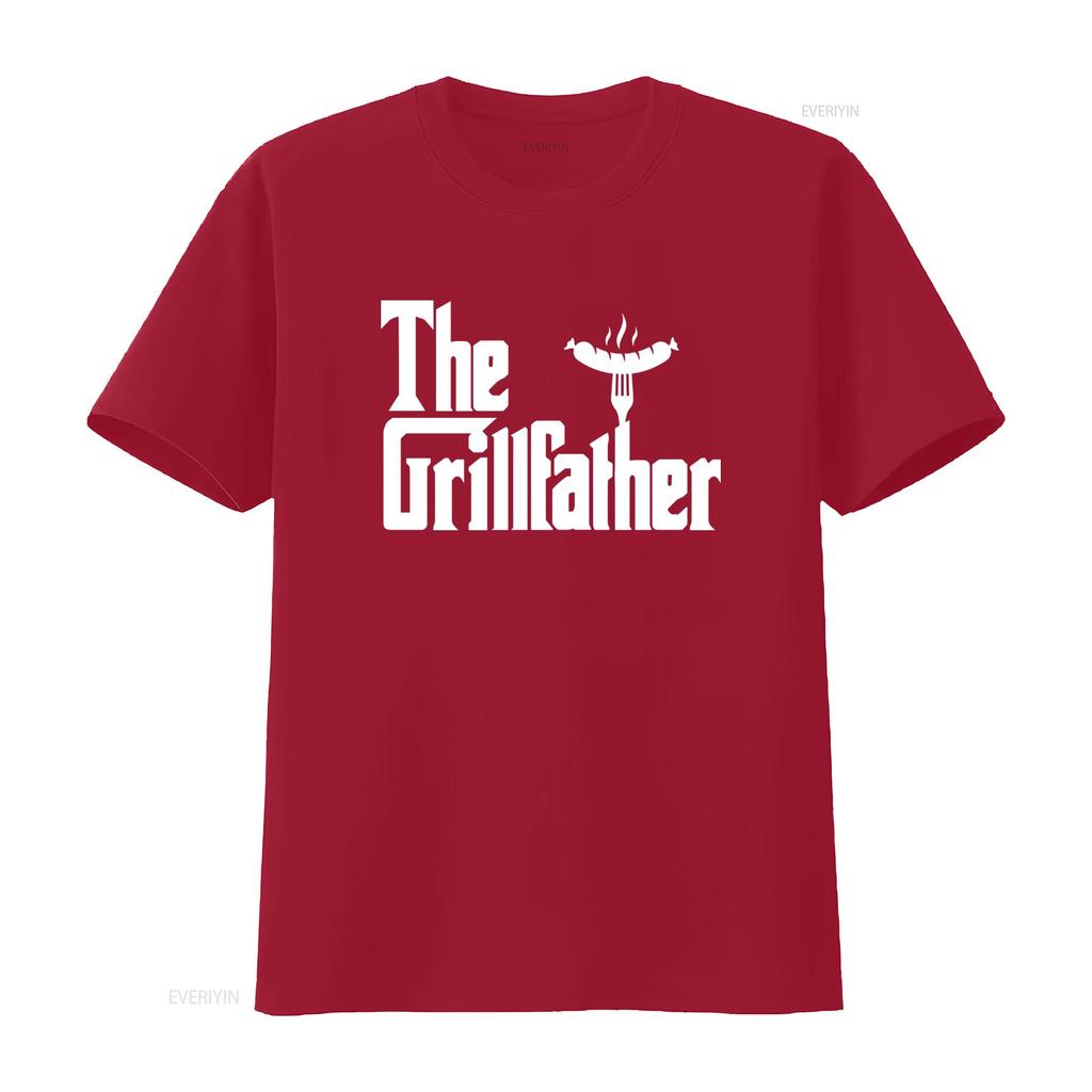 The Grillfather T Shirt Perfect for Barbecue Lovers BBQ Enthusiasts Ideal Fathers Day From Wife vintage Washed designer clothes