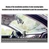 Aoyitaf Solar LED Strobe Lights, Car Flashing Security Lights - Solar Warning Lights for