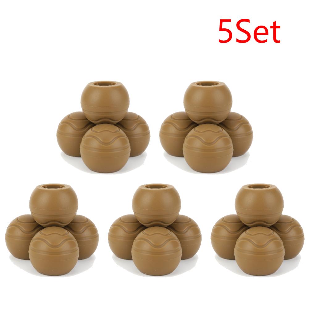 4-20Pcs Camping Chair Leg Cap Anti Slip Outdoor Chair Leg Tips Ball Cap Shock Absorption Moon Chair Foot Cover for Helinox Chair