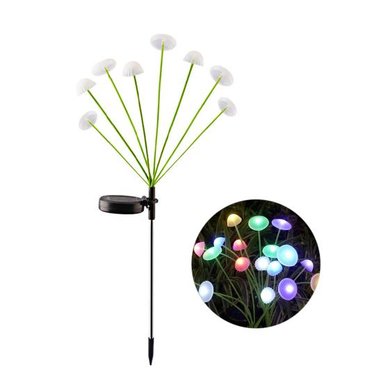 Yousheng Solar Garden Lights LED Solar Mushroom Light Waterproof Outdoor Fairy Light for Yard Patio Pathway Decor