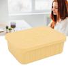 Cajas de Almuerzo de Silicona 3 Compartimentos Extraíbles Reutilizables a Prueba de Fugas Contenedores de Comida para Escuela Trabajo Viajes Aptos para Microondas 880ml