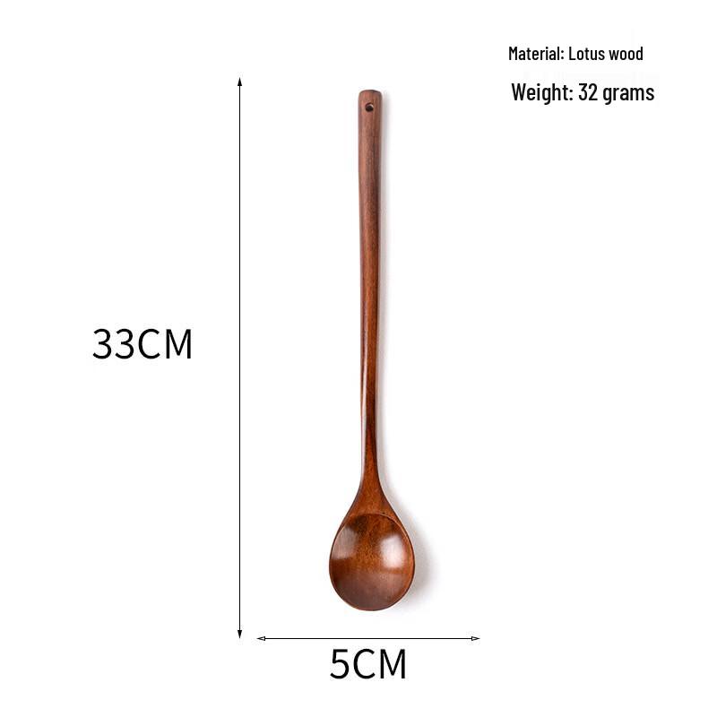 

Long-Handle Wooden Stirring Spoon