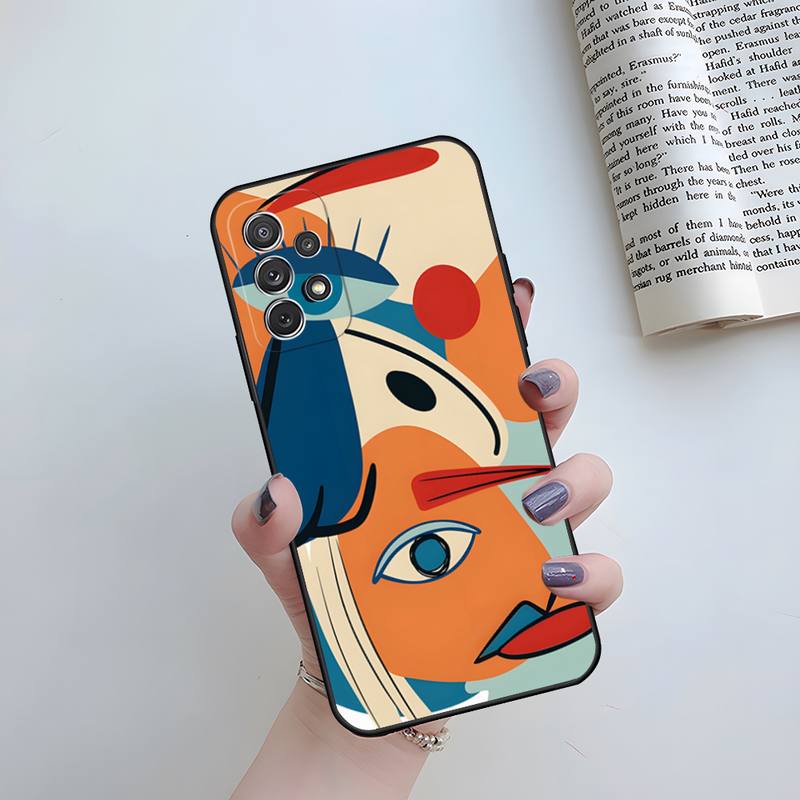 Picasso Abstract Art Phone Case Funda For Samsung A21 A01 A02 A6s A10 A10s A11 A12 A20E A20C A21s A22 A33 A7 A8 Cover