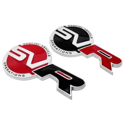 SVR logóhoz, autó embléma jelvény matrica Jau/guar XJ XF XK F-type La/nd R/over Ra/nge R/ver Ev/que Freel/anderhez
