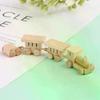 /Gj/1Pc 1:12 Dollhouse Miniature Wooden Train Simulation Model Toy Doll House Decor For Kids Creative Play