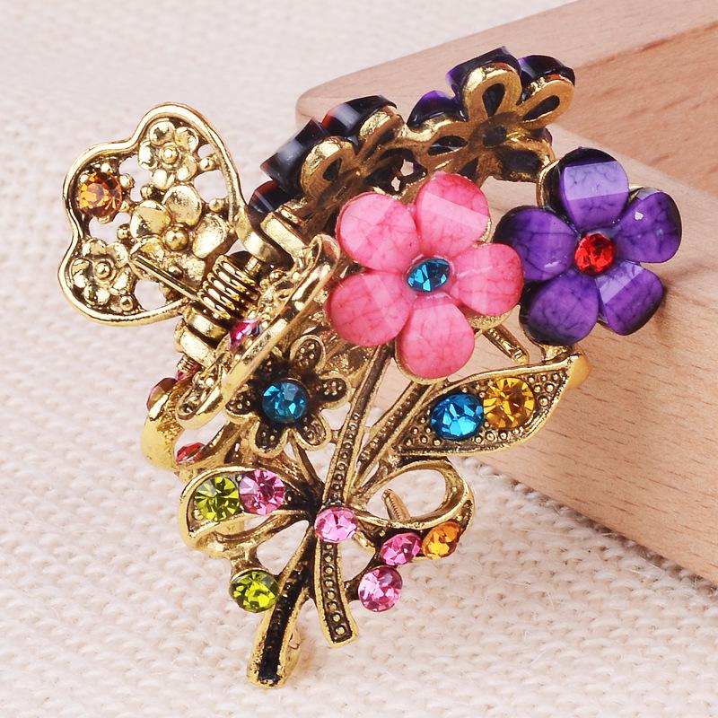 Women s hairpin fashion ponytail comb multi-purpose headwear clip hairpin
