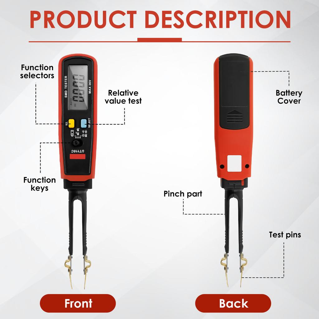 Testeur de fusible à dessin Moniteur de fusible multifonctionnel Testeur de circuit alimenté par batterie Outil de test de circuit d'alimentation automobile réutilisable