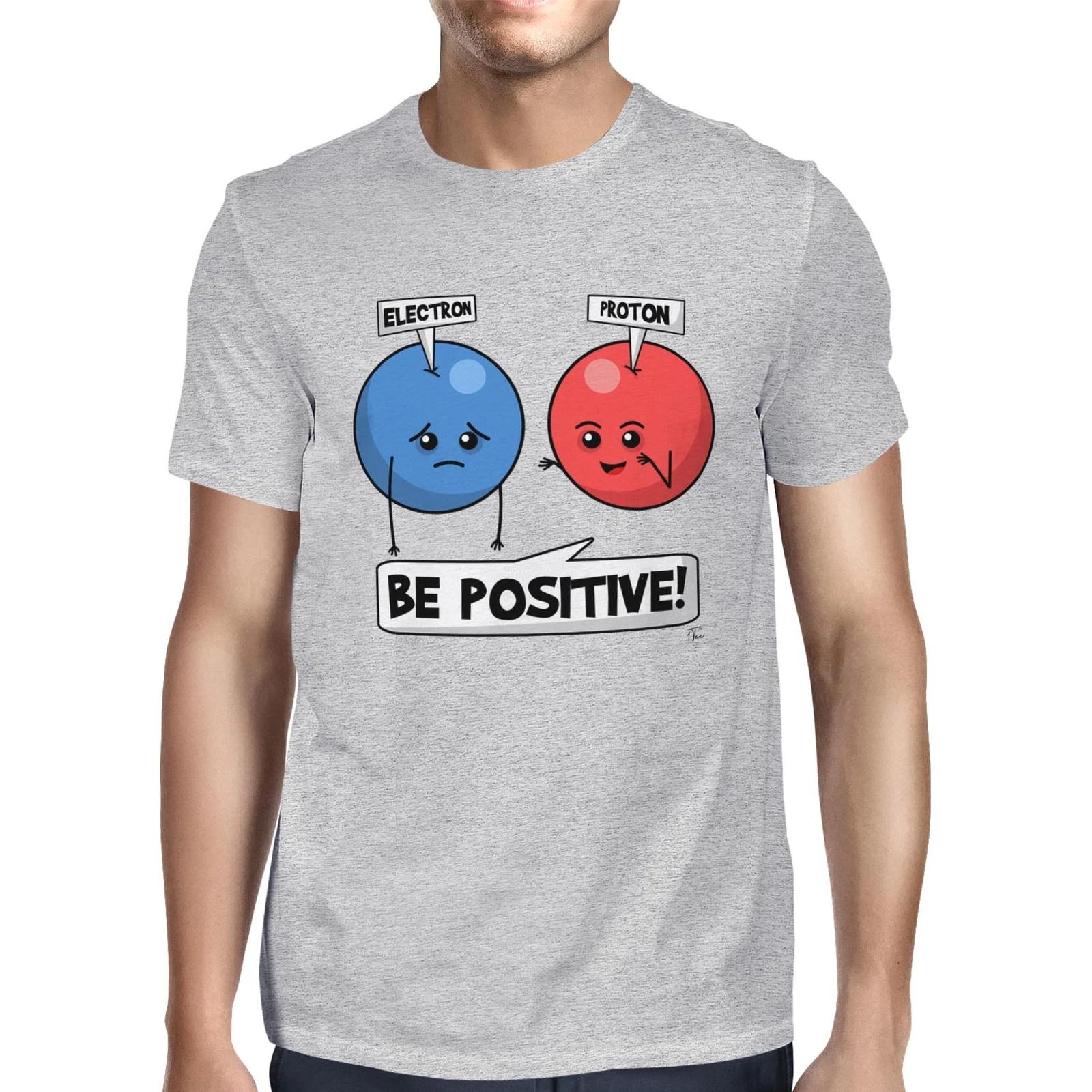 1Tee Mens Be Positive Science T-Shirt XXXXL