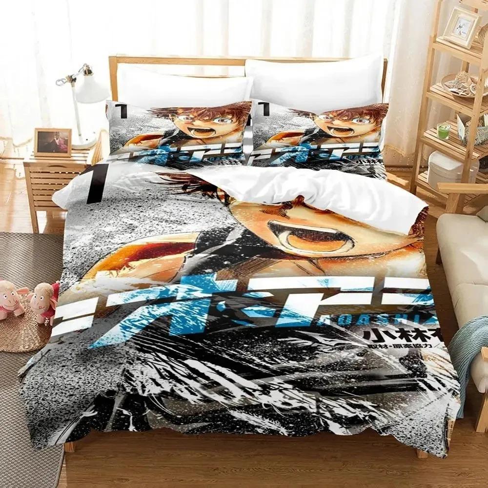 Anime Ashito Aoi Ao Ashi AOASHI Bedding Set Duvet Cover King Queen Size Boys Adult Comforter Pillowcase